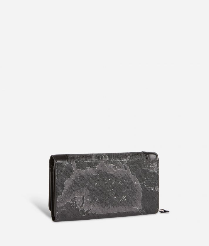 Geo Night Moonrise wallet in Geo Night fabric Black