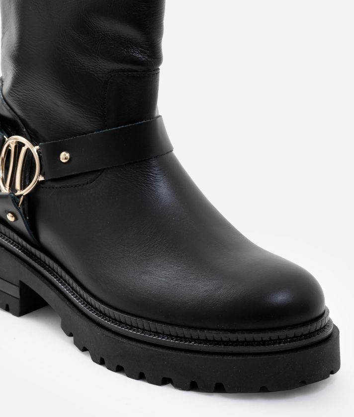 Beatles in leather with 1C logo Black 
