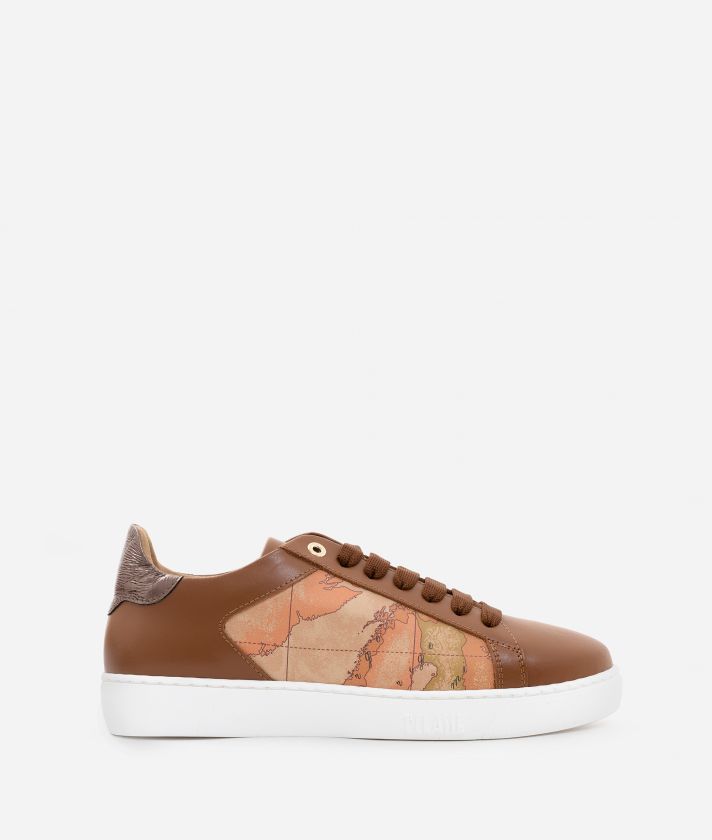 Sneakers in smooth cowhide leather Acorn