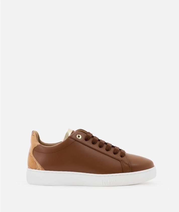 Sneakers in smooth cowihide leather Acorn 