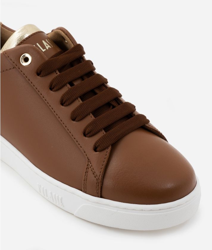 Sneakers in smooth cowihide leather Acorn 