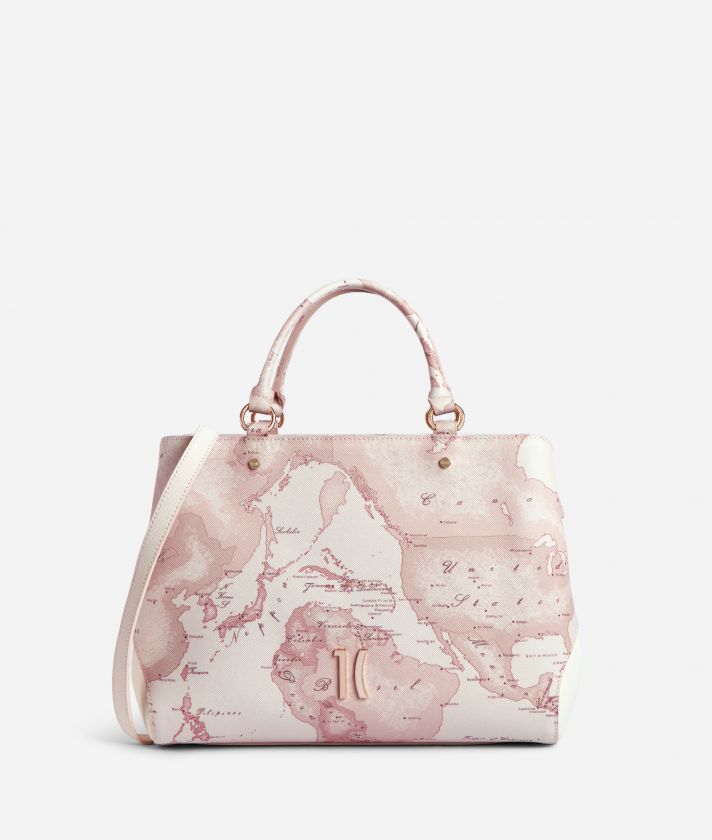 Geo Carrara Handbag Pink