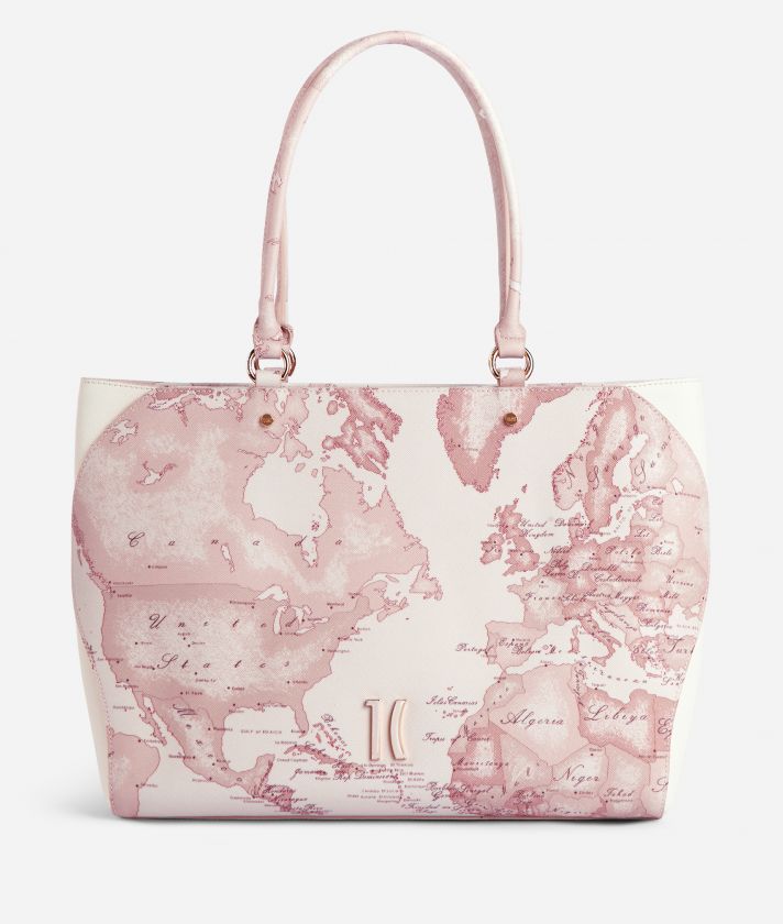 Geo Carrara Shopping bag Pink