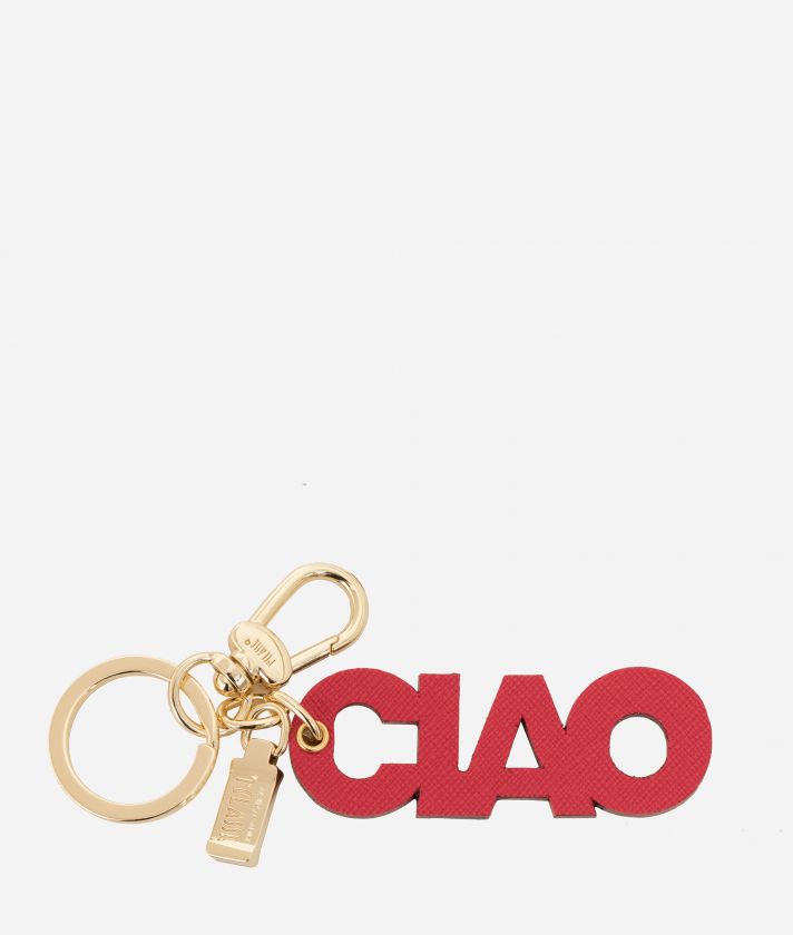 "Ciao" keychain Red Cherry 