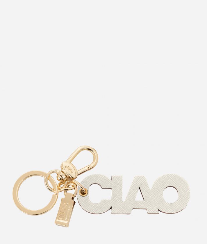 "Ciao" keychain Red Marble 