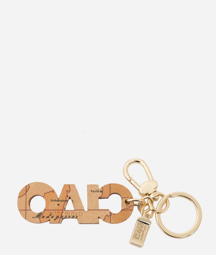 "Ciao" keychain Red Marble 