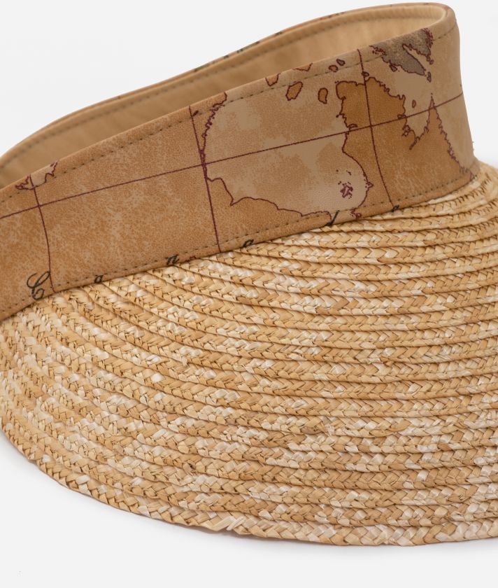 Isola Bag Hat with visor in straw Natural
