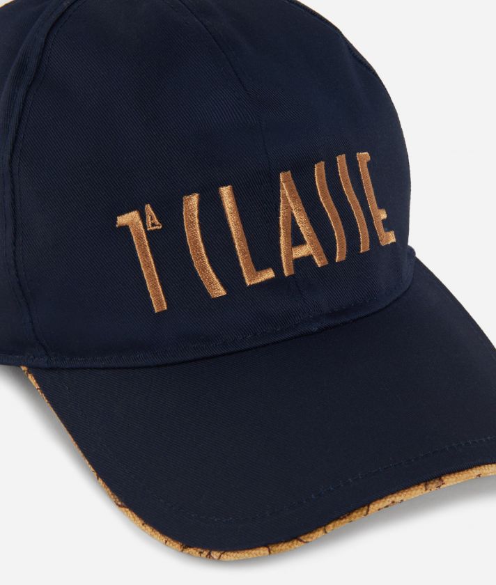 Baseball Hat with 1A Classe embroidery Navy Blue