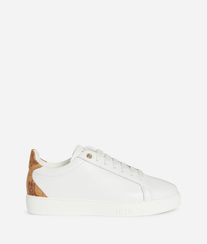 Smooth leather sneakers White