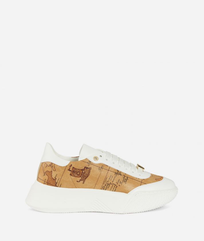 Canvas sneakers in Geo Classic print