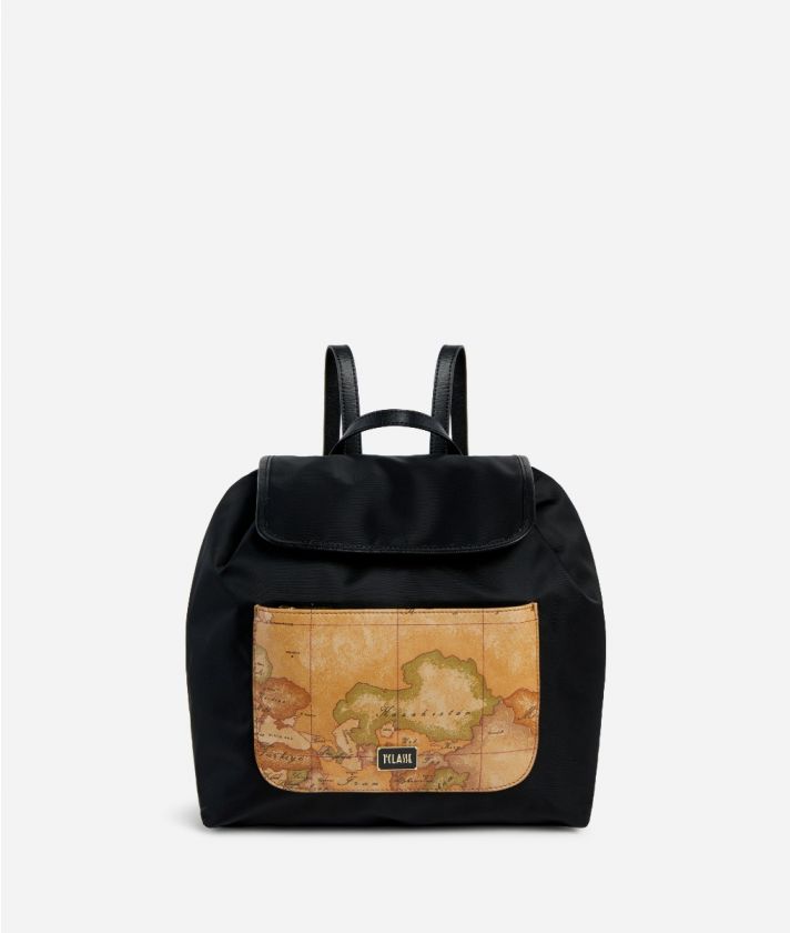 Circle Nylon backpack Black