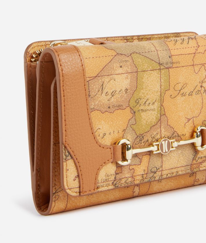 Geo Mira bi-fold wallet Brown