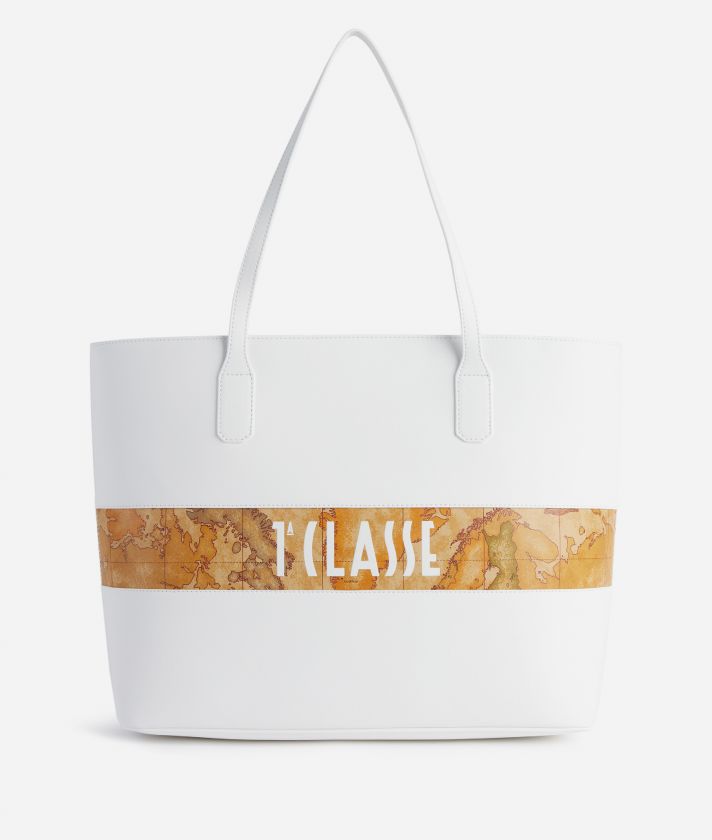 Shopping Bag Geo Party Color White