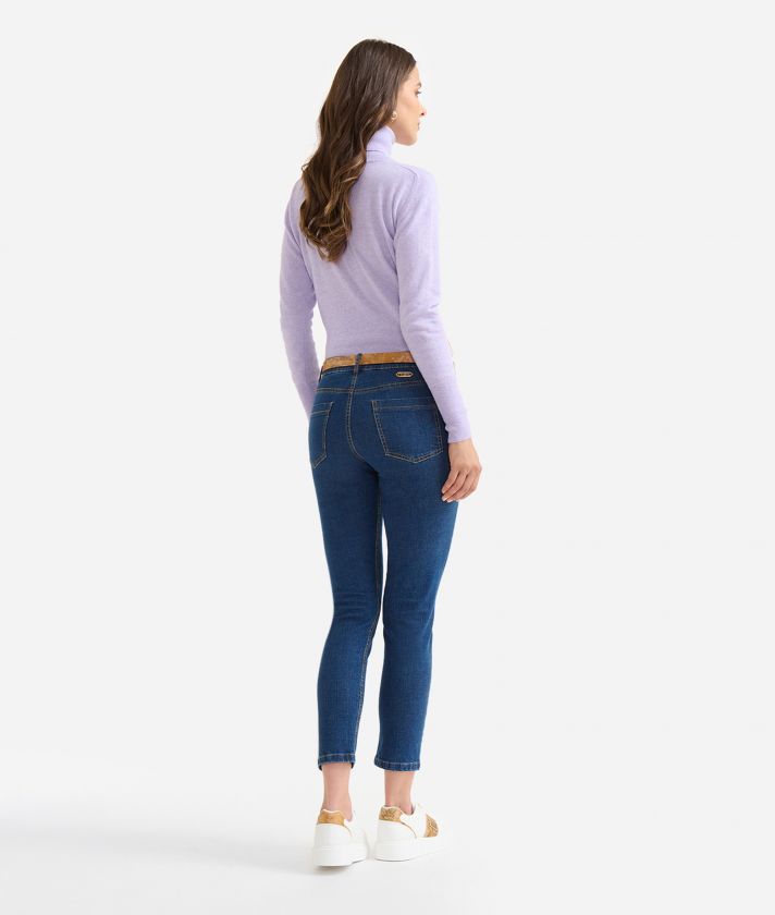 Slim stretch denim jeans with studs Bluestone