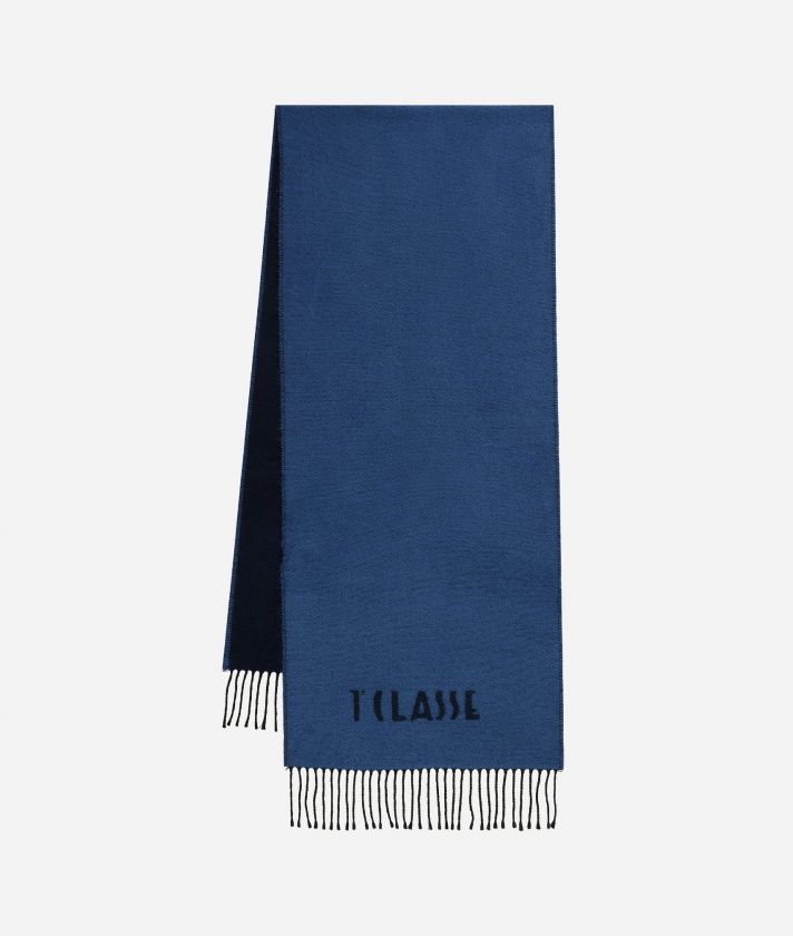 Small Logo scarf 40 x 180 Cobalt Blue