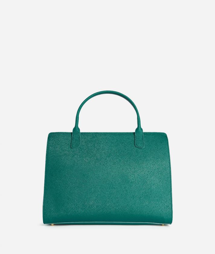 Glam City large handbag Emerald Green


