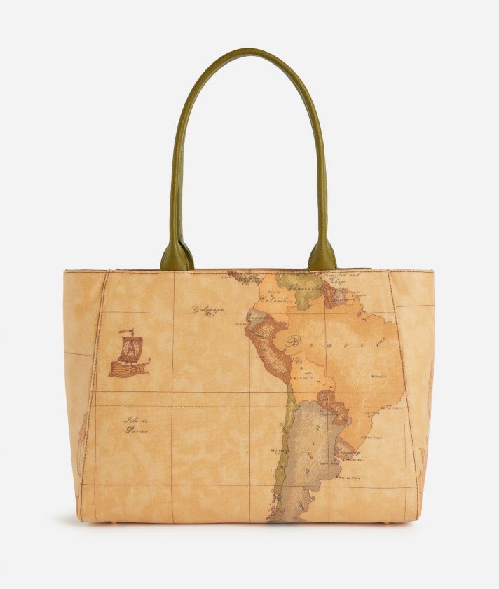 Geo Exotic borsa shopper bag Olive Green