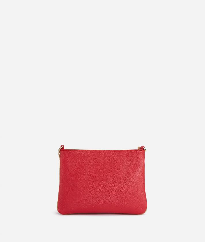 Glam Twins double crossbody bag Pearly Red
