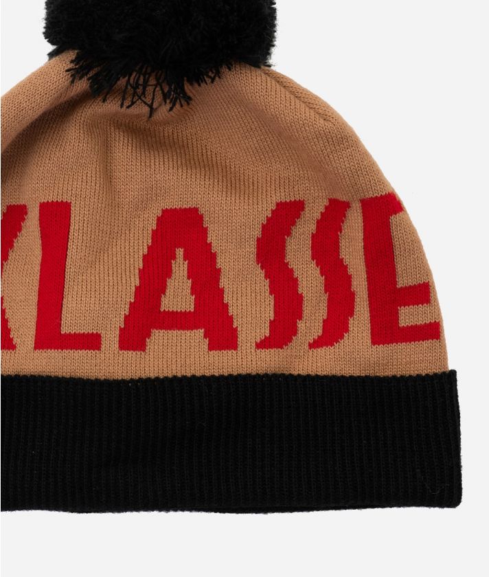 1ᴬ Classe hat with pon pon Camel