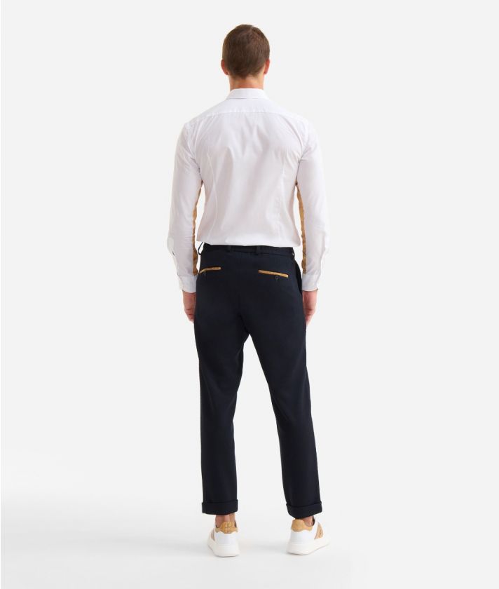 Pantaloni con coulisse Blu Navy