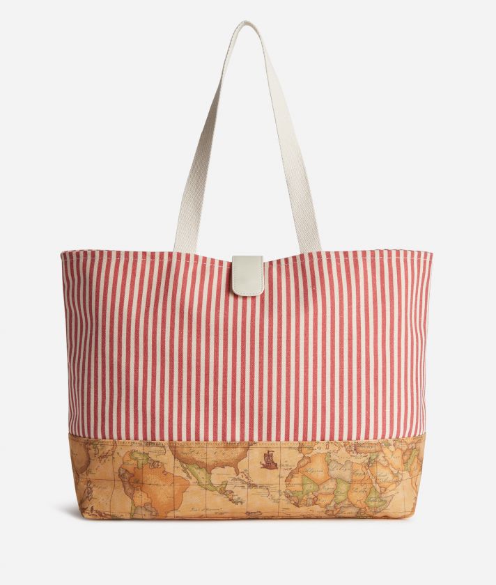 Canvas beach bag Strawberry