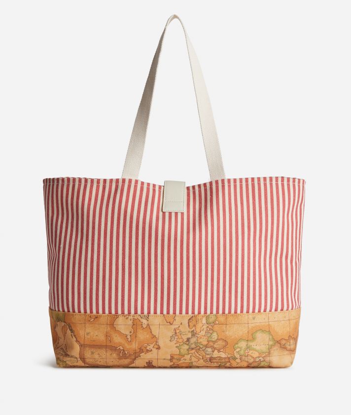 Canvas beach bag Strawberry