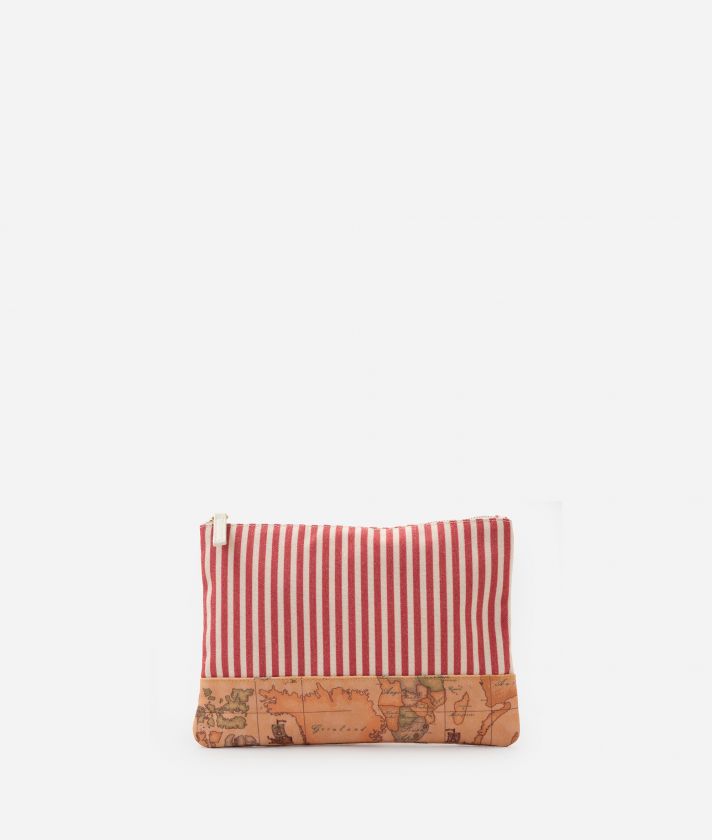 Canvas beach pouch Strawberry