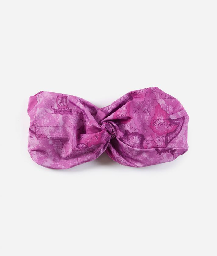 Geo Color headband Bellflower Purple