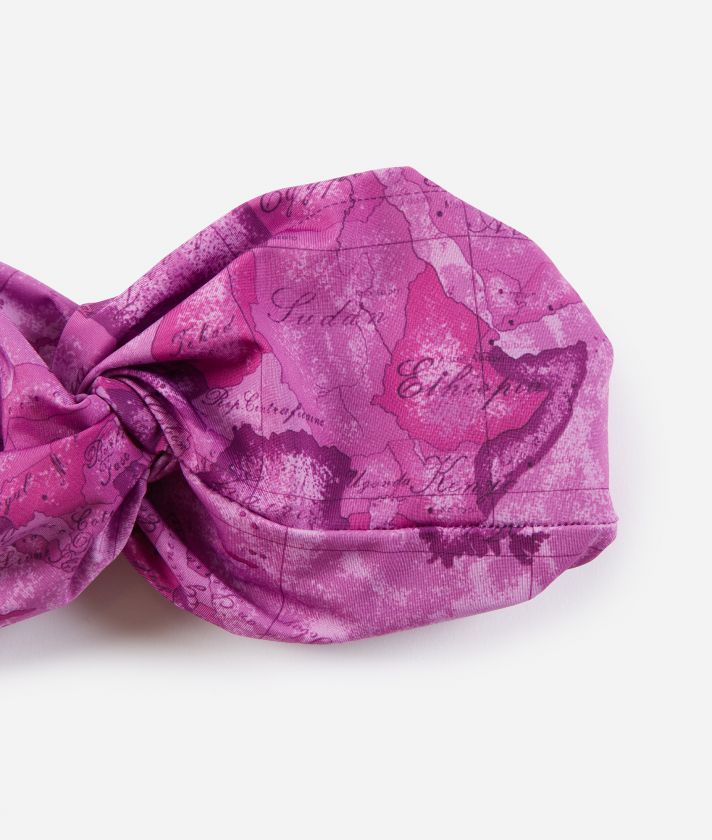 Geo Color headband Bellflower Purple