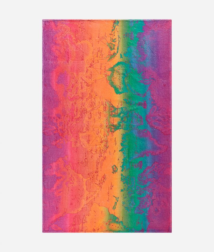 Geo Sfumato cotton beach towel 80 x 150 Multicolor