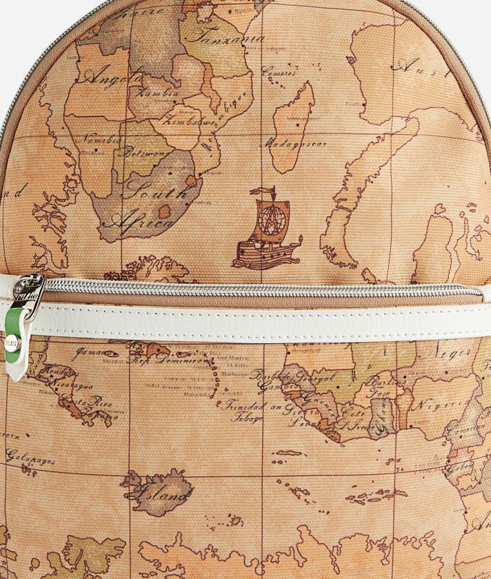 Donnavventura canvas backpack with Geo Classic print 