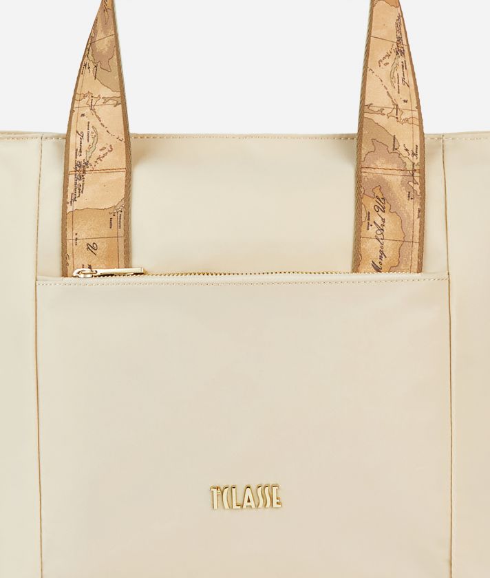 Ocean Nylon shopper bag Champagne