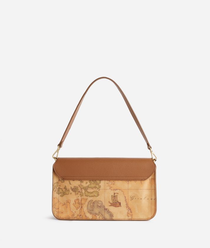 Marina Bag crossbody bag with maxi horsebit Leather Brown