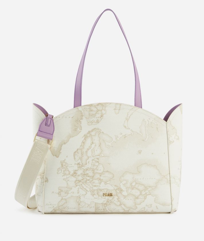 South Beach Bag shopper bag with crossbody strap White