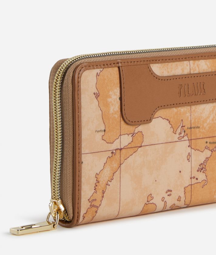 Soft Atlantic zip-around wallet Leather Brown