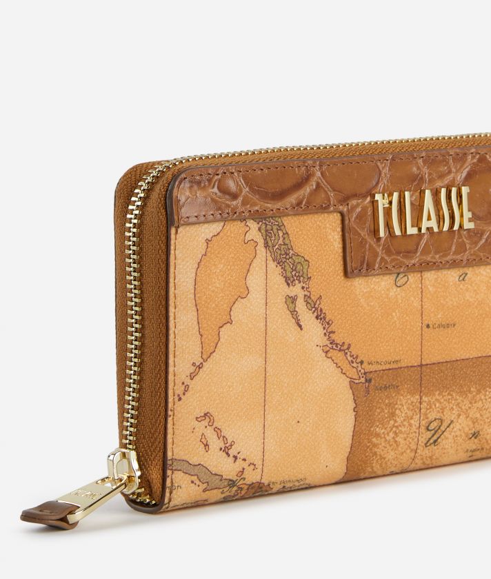 Lolita Bag zip-around wallet Leather Brown