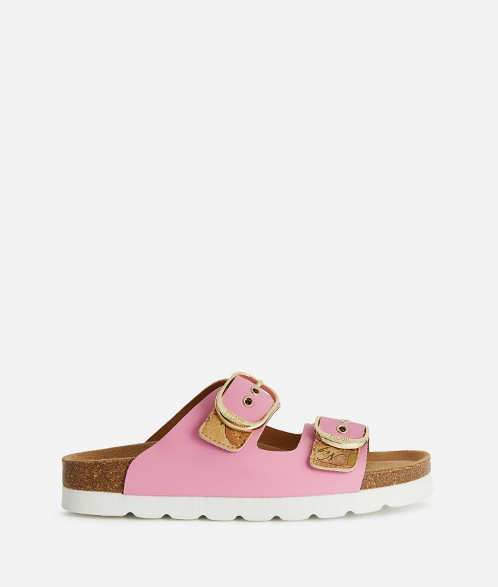 Geo Atlantis two-strap sandals Bubble Pink