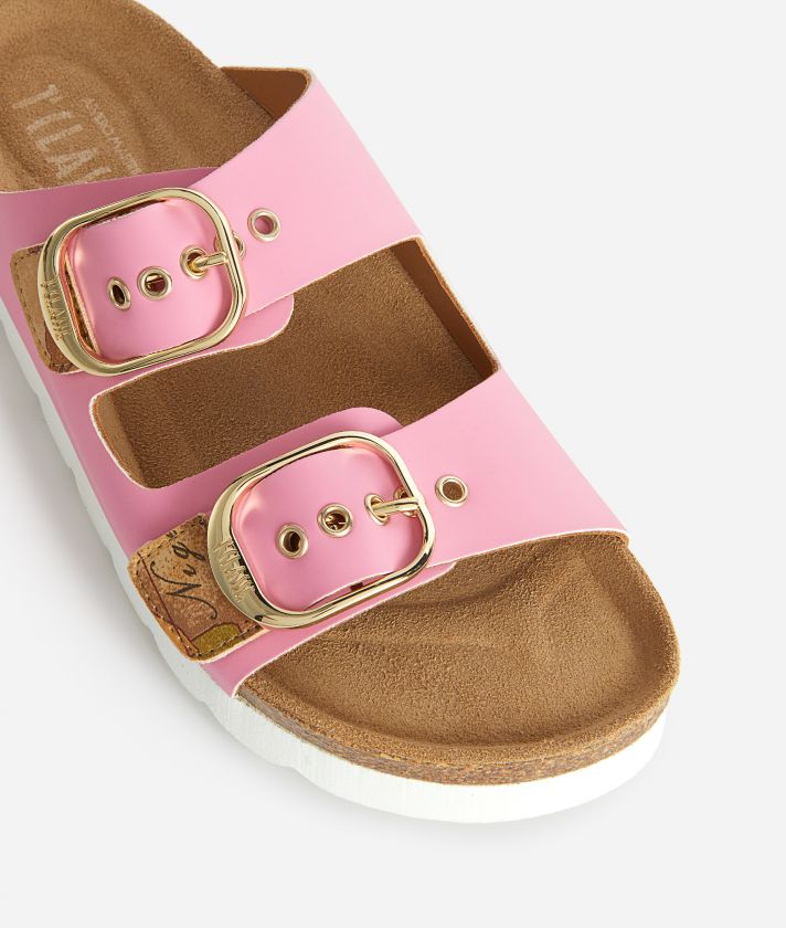 Geo Atlantis two-strap sandals Bubble Pink