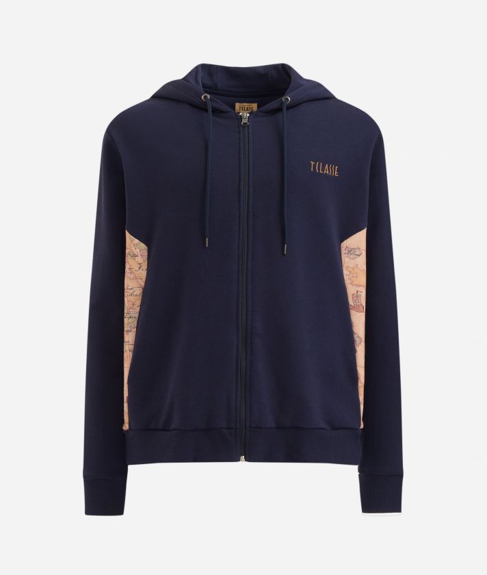 Cotton hoodie Navy Blue