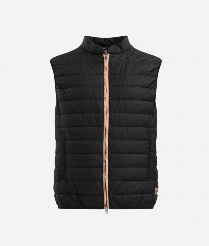 Gilet in nylon imbottito Nero