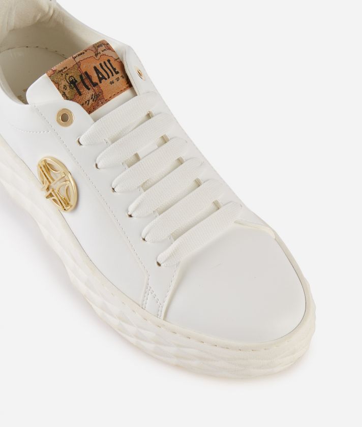 Napa-effect sneakers with 1C detail White