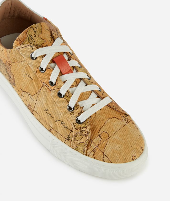 Canvas sneakers with Geo Classic print