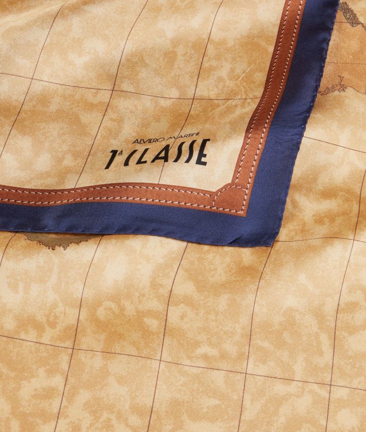 Geo Classic foulard 90x90 Navy Blue