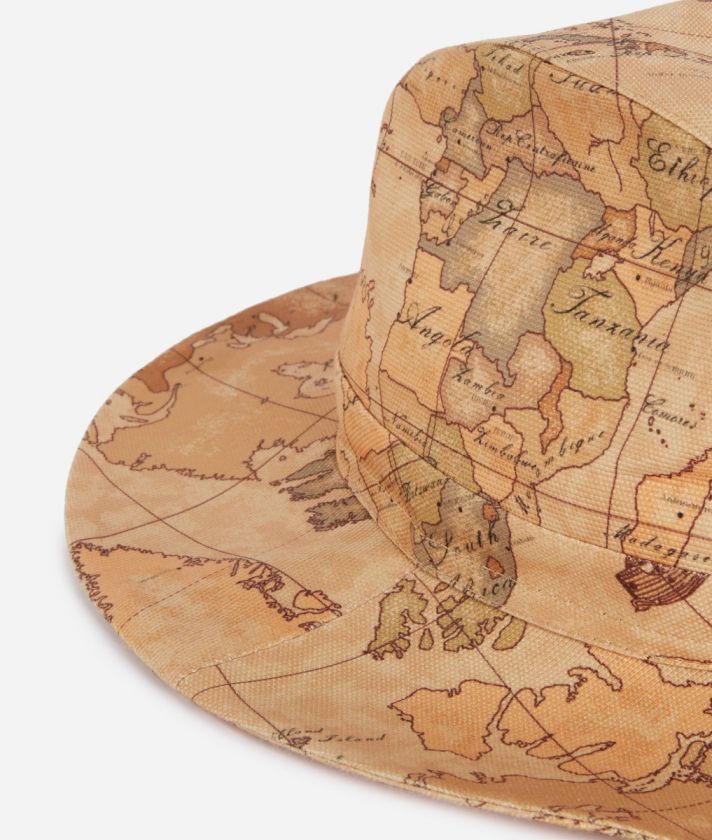 Canvas cowboy hat with Geo Classic print 