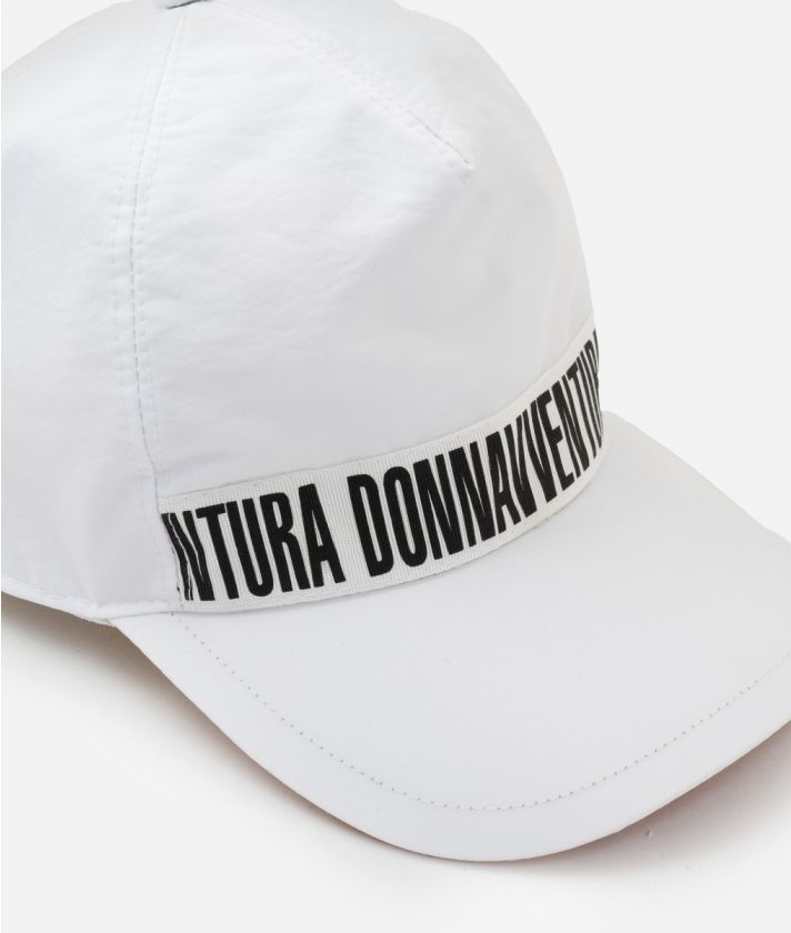 Donnavventura nylon baseball cap White