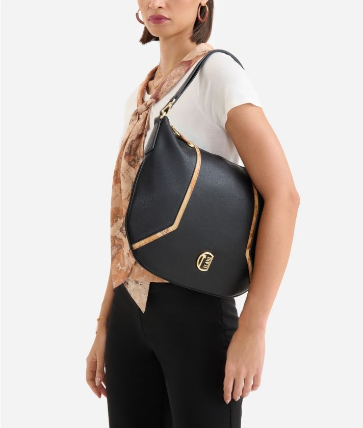 Crystal River dual wearability shoulder bag Black