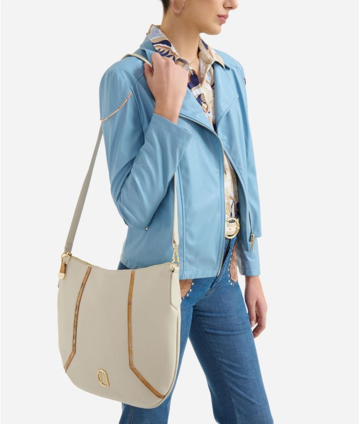 Crystal River dual wearability shoulder bag Ivory