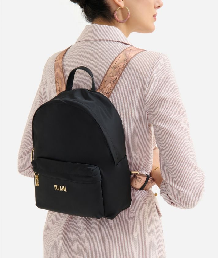 Ocean Nylon backpack Black