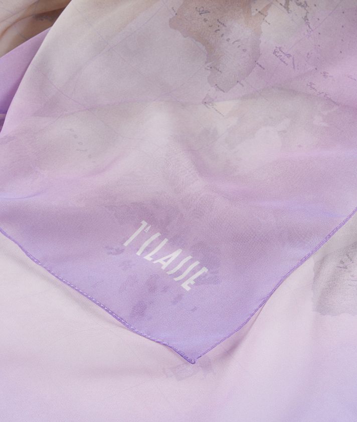 Geo Gradient foulard 75x75 Petunia
