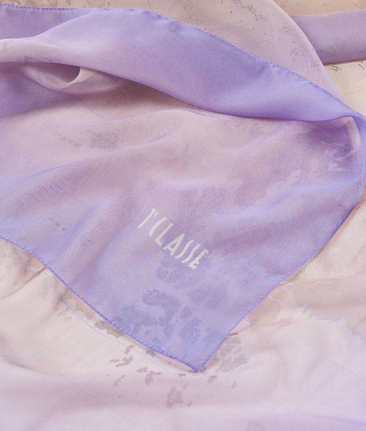 Geo Gradient foulard 90x90 Petunia